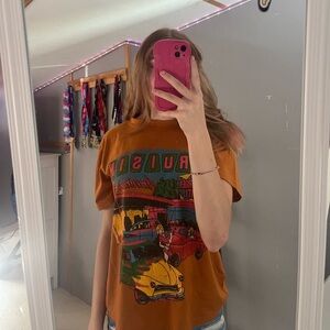 Orange Graphic Tee